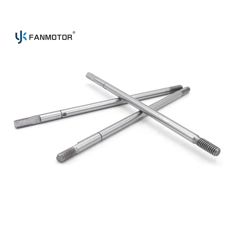 Custom High Quality Dual Diameter Electric Fan Motor Shaft Sizes Support
