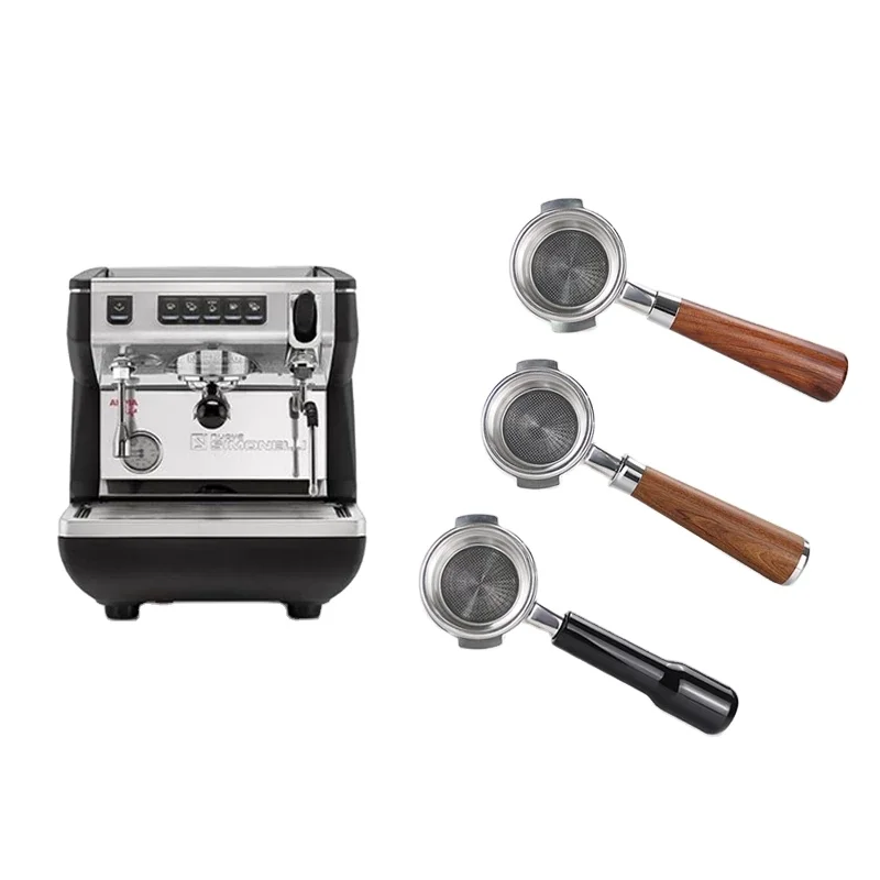 Espresso Machine Accessories Barista Tools For E61 Coffee Bottomless Portafilter 58mm
