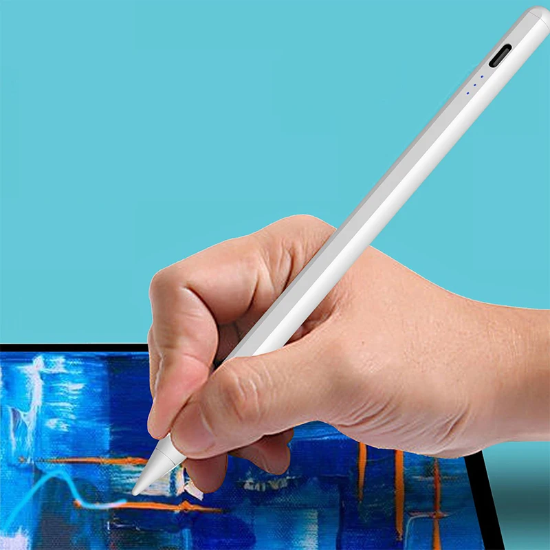 BDD Newest Design Aluminum  Pen Stylus for Ipad Professional Drawing Tablet Stylist Pom Lapiz Tactil With Custom Logo Printed