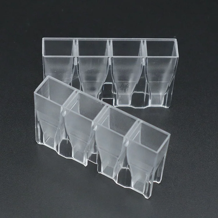 Chemistry analyzer cuvette match with American Pacific and German TECO Coagulometer, 4 Holes