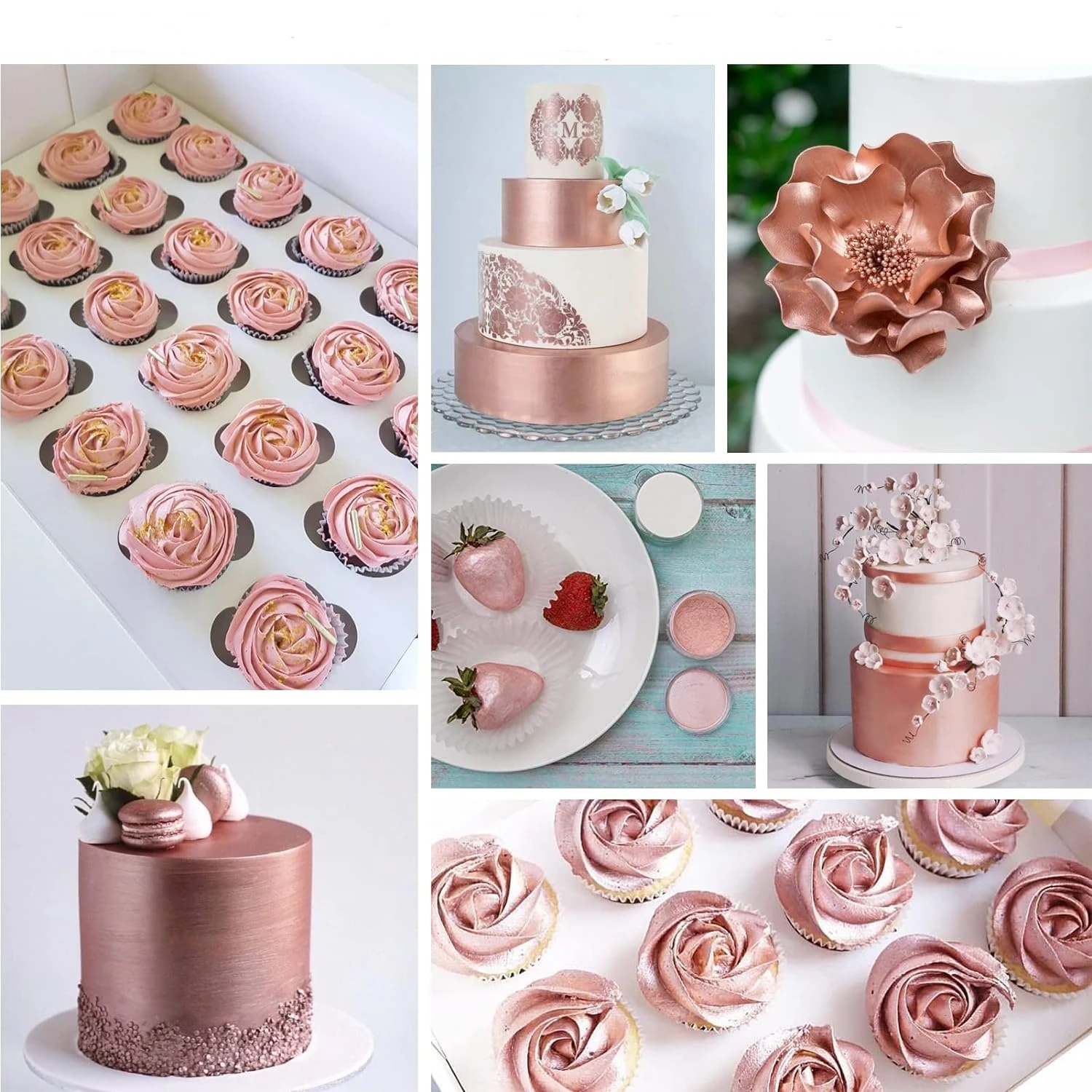 Food Grade Mica Powder For Diy Cup cake Food Packing Printing Pearl Pigment