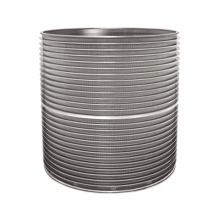 stainless steel wedge wire slotted pressure screen basket for paper making