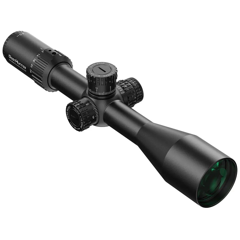 WESTHUNTER HD GEN2 6-24X50 SFIR FFP Zero Stop Hunting Scopes First Focal Plane Glass Etched Illuminated Reticle Sights .308win
