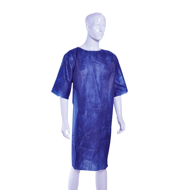 Batas Desechables No Tejidas Para Pacientes XR Short Sleeve Ce Blue Non-woven Tape Dental Equipments & Accessories 3 Years