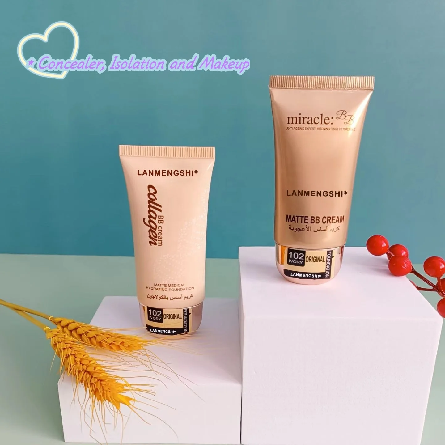 OEM/ ODM  brand perfect cover BB cream liquid foundation  concealer makeup cream  skin care blemish balm