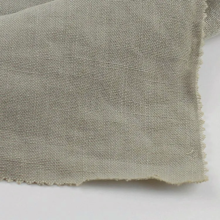 piece dye plain 100% hemp fabric