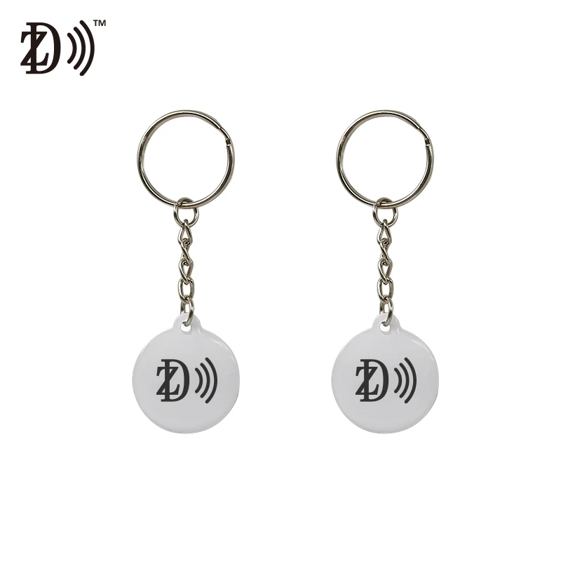 NTAG 213 Пользовательский логотип печать водонепроницаемый NFC Tag брелок