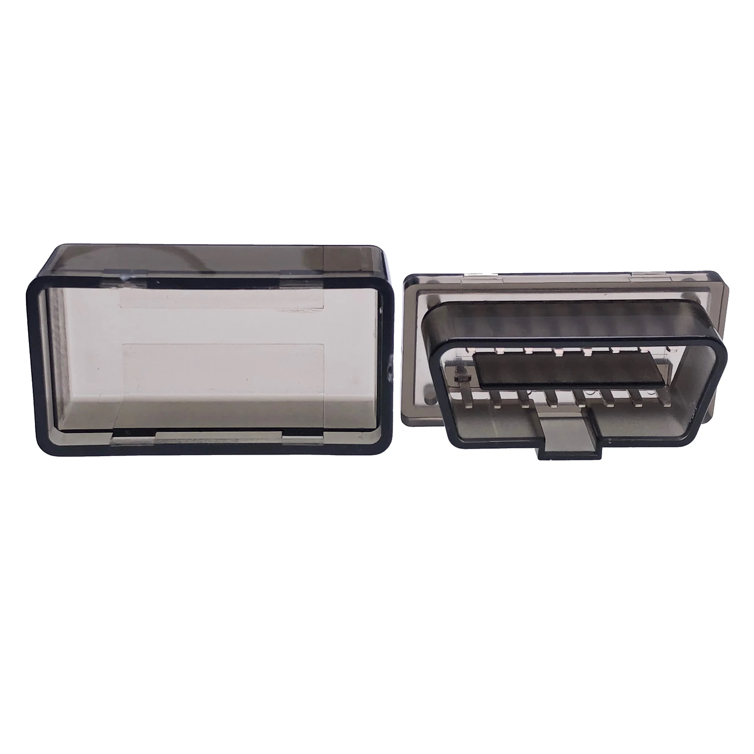 Transparent Black ONLY Housing NO Software OBDII ELM327 Bluetooth Case with OBD2 J1962 16PIN Connector