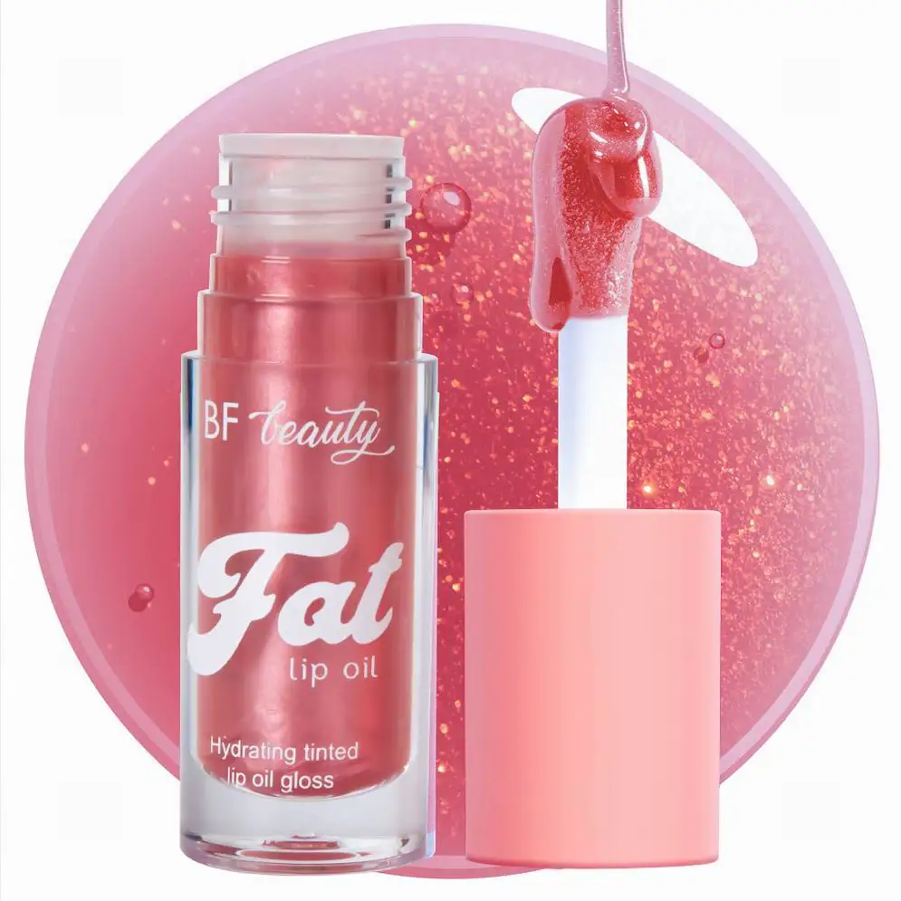 Cheap Flavored Argon Coconut Moisturizing Color Oil Lip Stick Plump Tint Liquid Vegan Cruelty Free Color Hydration Fat Lip Oil