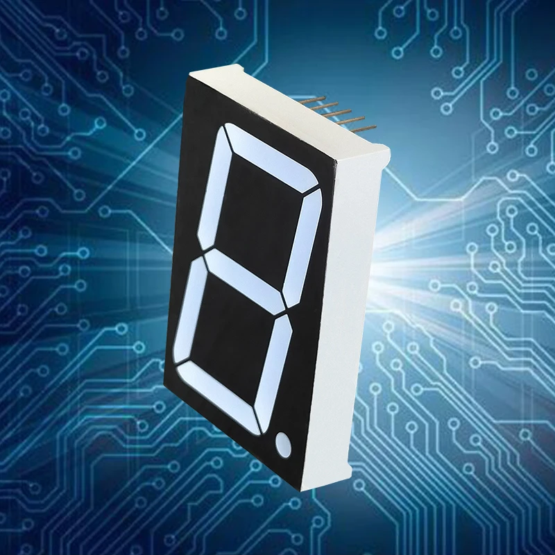 Led Nixie Tube Infrared Led Indoor Factory Direct Selling 7-segment 1-digit 1.5 Inch FB / BS Red Strong Light LED Display 10 Pin