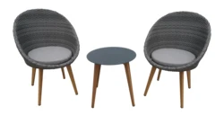 3 шт., Набор садовых стульев из ротанга