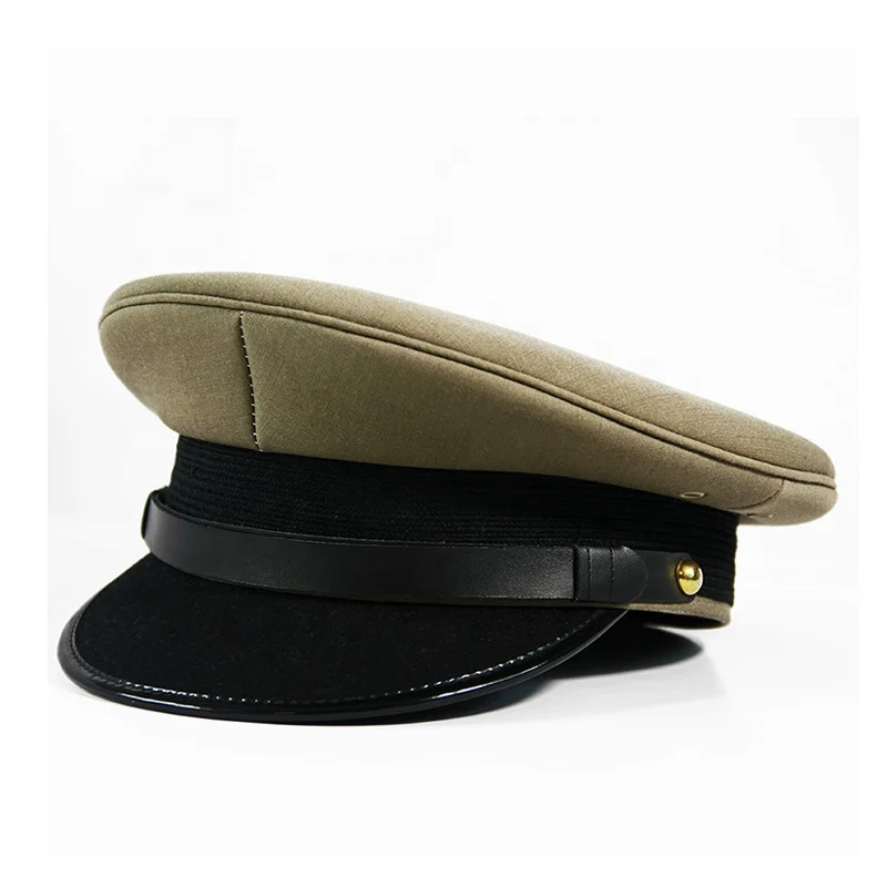 Wholesale customized military cap  custom peaked cap polit cap