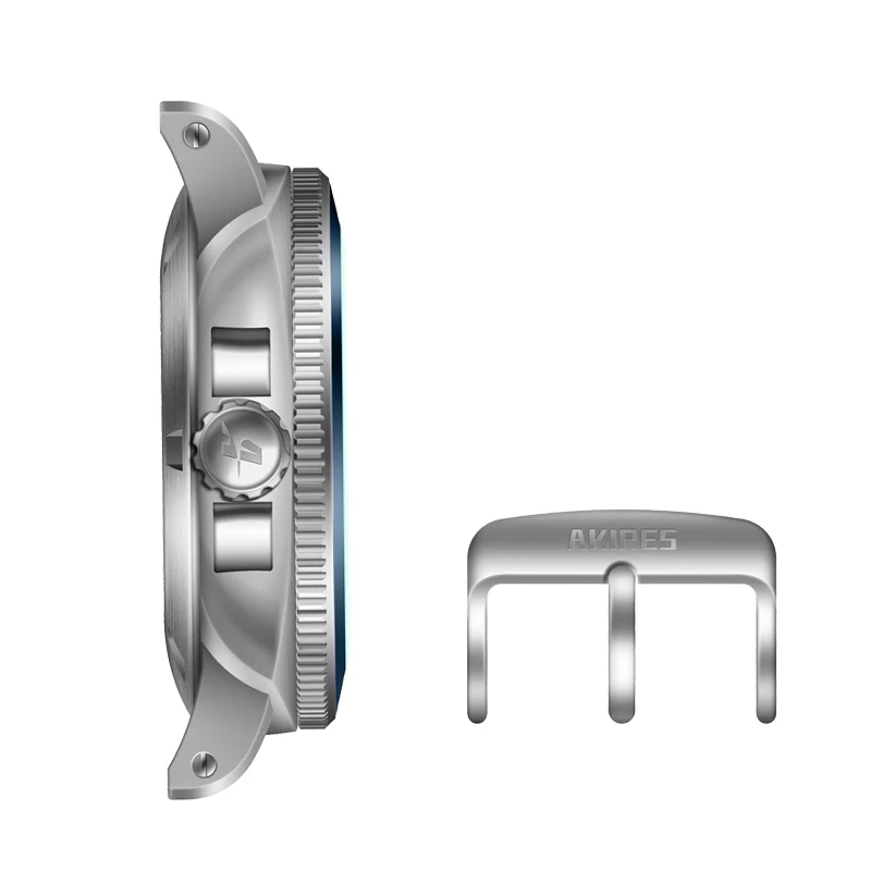 New Style 316L Stainless Steel Chronograph Automatic Watch Case Private Label Watches Men Luxury Brand Automatic Wristwatches