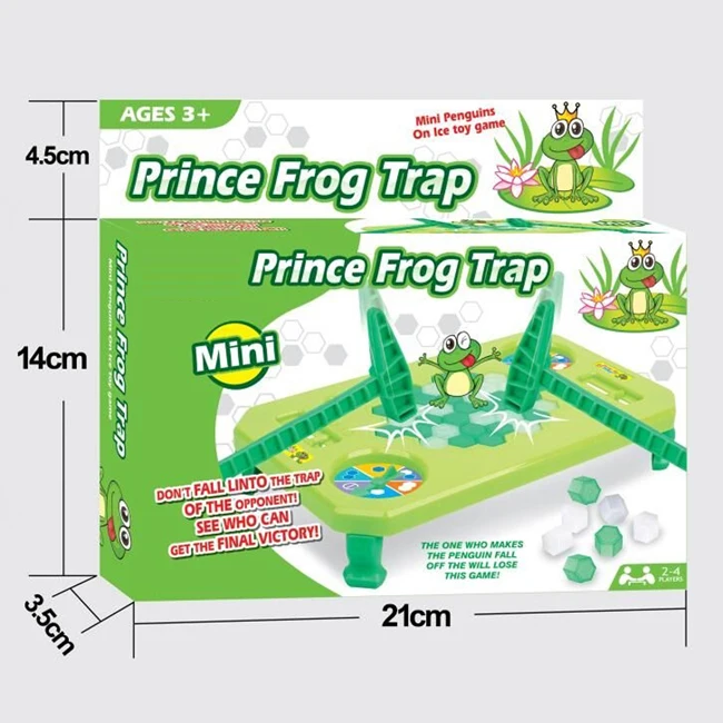 Kids game set mini frog trap table toy ice block breaking set amusing educational toys and games for boys and girls