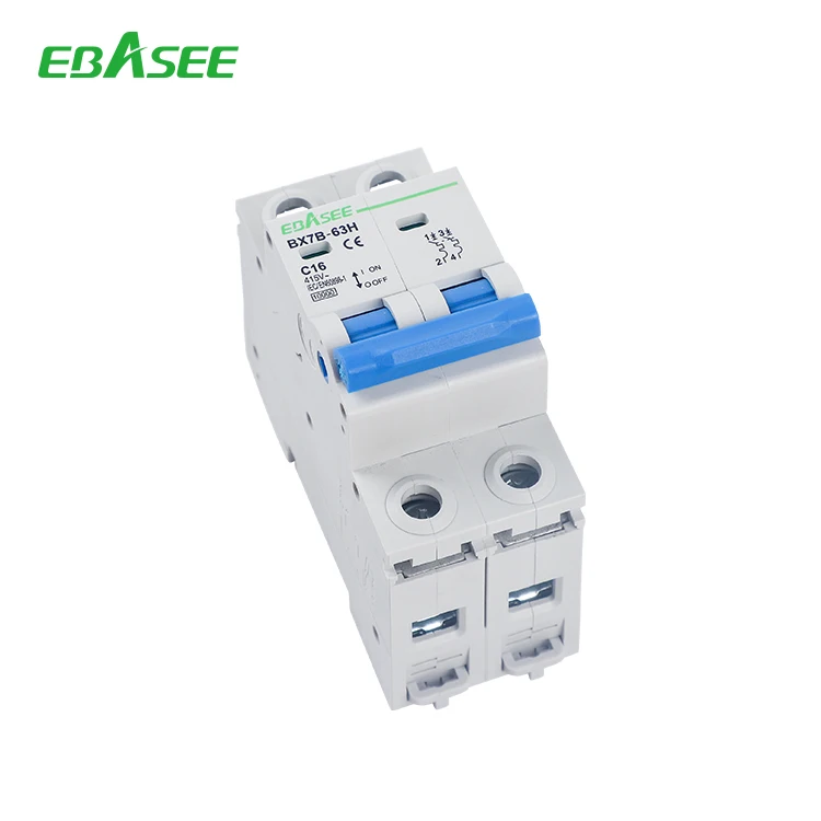 EBASEE high quality 4.5/6/10KA BX7B-63 1P 2P 3P 4P MCB
