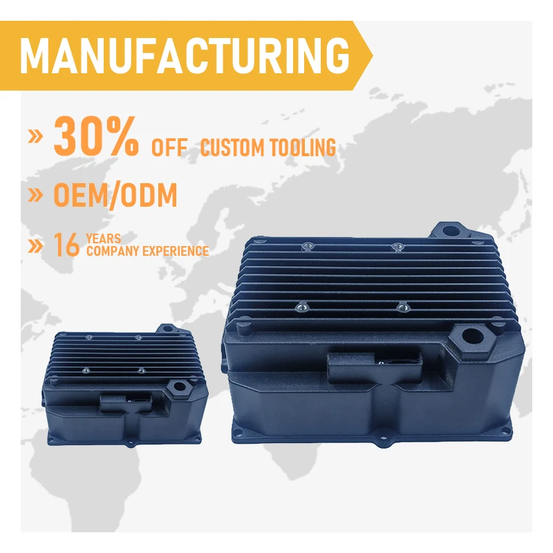 Professional customization aluminum alloy piece machine part die cast aluminum case for robot Die cast aluminum casting part