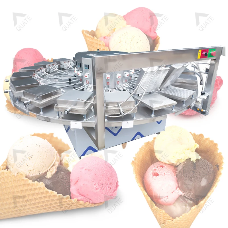 Commercial Waffle Making Machine Automatic Commercial Waffle Machine  ice cream cone maker small egg roll machine