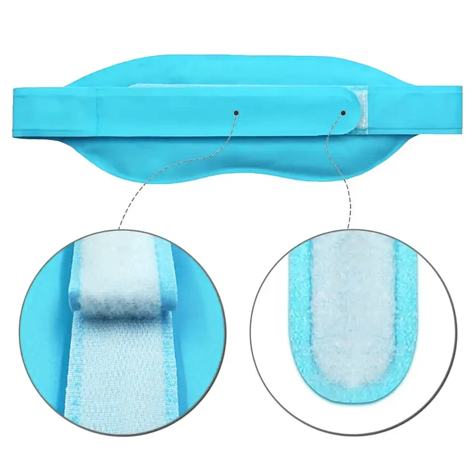 World-bio Nylon Fabric Liquid Gel Eye Mask Cold And Hot Compress to relieve eye fatigue and dark cycles