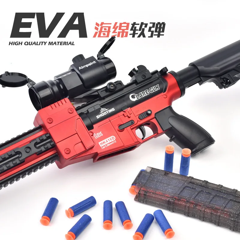 M416 toy air kids electric gun weapons machine blaster shooting soft bullet gun