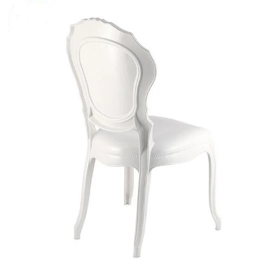 French style acrylic princess ghost louis dining chair