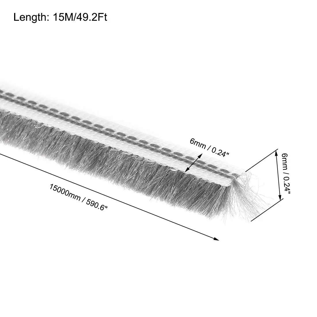 Factory Brush Weather Stripping Card-Slot Seal Strip Pile Weatherstrip Door window Sweep