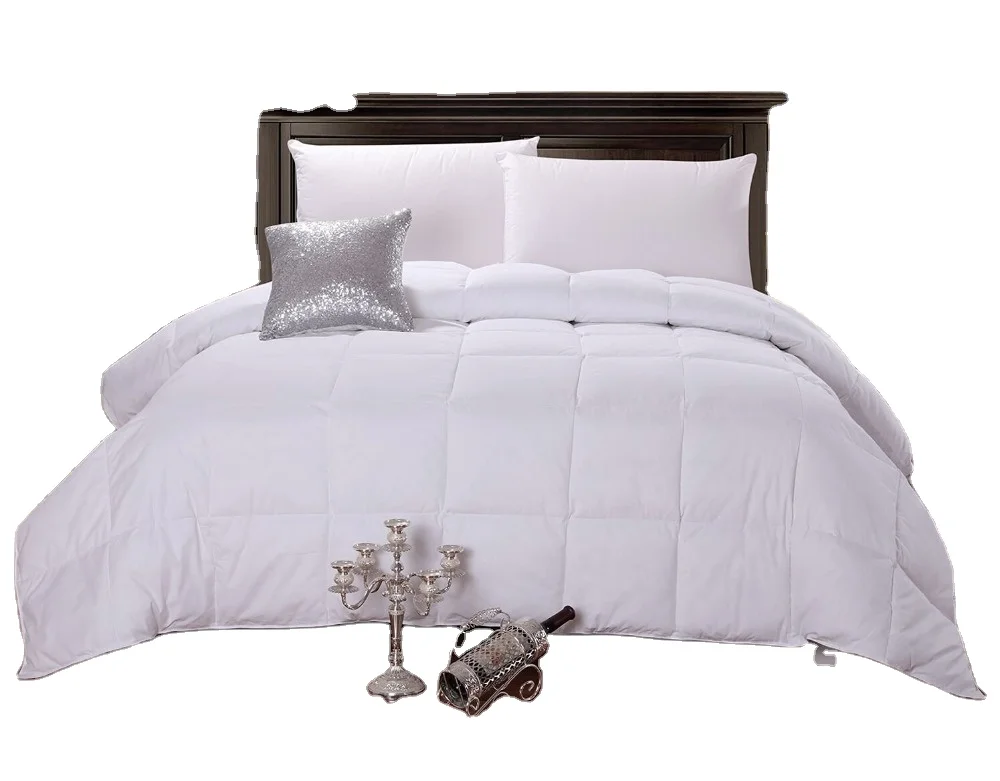 
Wholesale White Goose Down Alternative Comforter, Single /Twin Duvet Down Quilt 