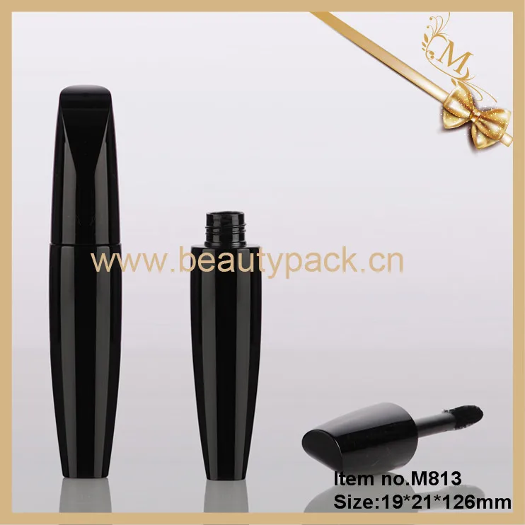 Wholesale Matte Black 10ml Empty Plastic Mascara Tube Container with Brush