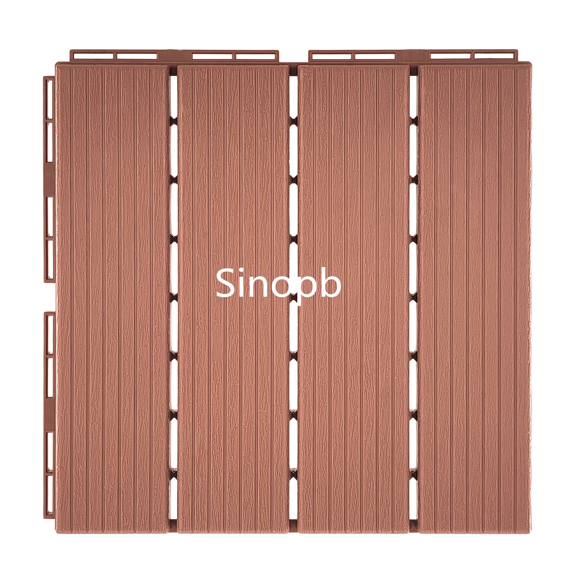 Parquet WPC flooring durable interlock deck boards for yard