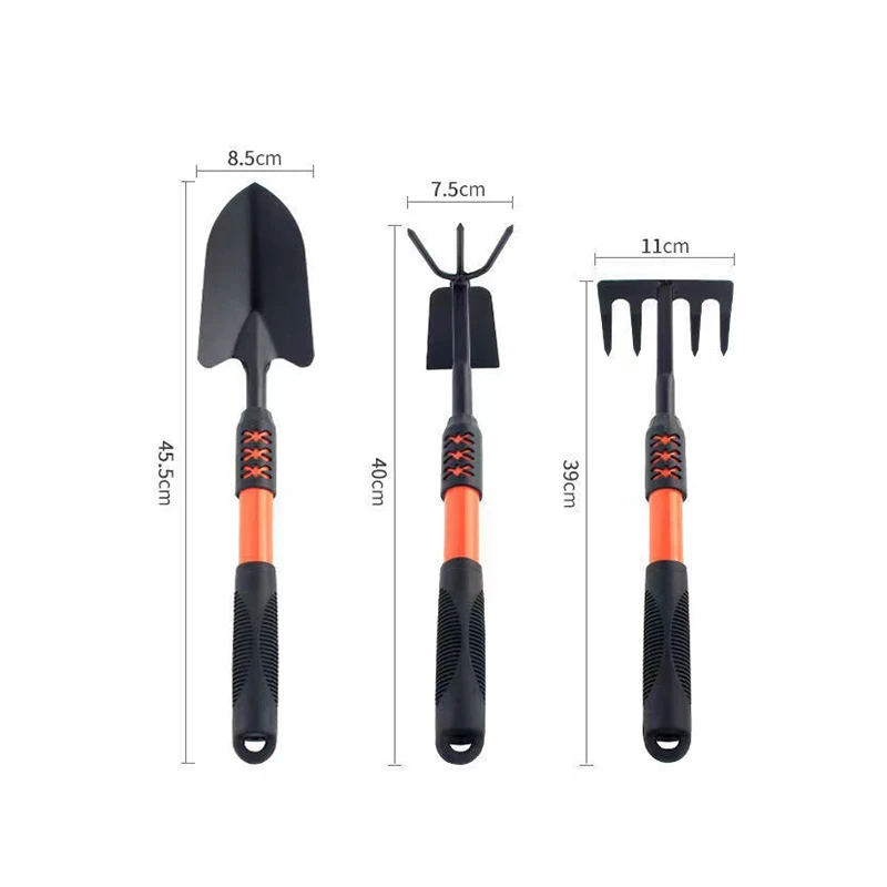 2023 High Quality Garden Tools 3 Pcs Flower Planter Garden Plant Shovel Weeding Set For Garden Plant Usage