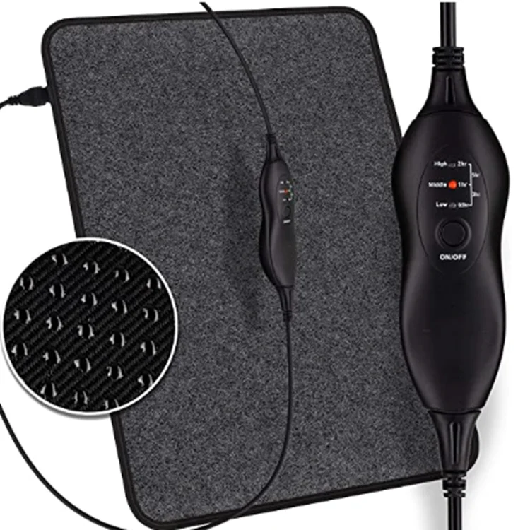 Multi Control Under Desk Foot Warmer Heater for Home Office and Caravan use 3 level temperature 5 timer