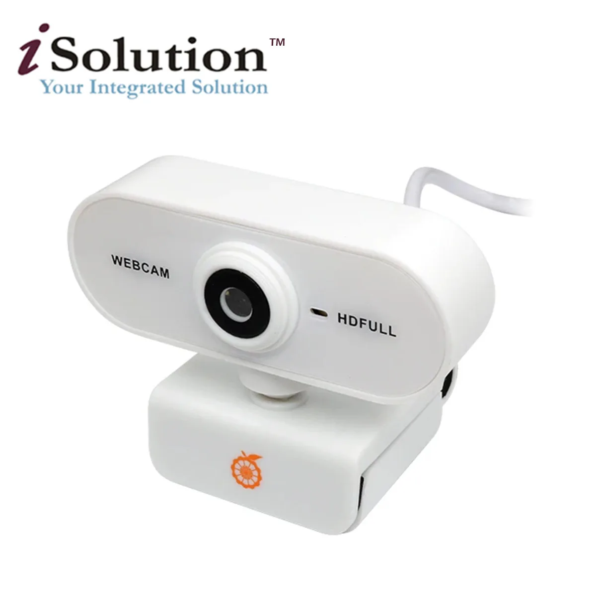 Orange Pi 1080P Mini HD Camera 360 Horizontal Rotation with USB Interface Analogue Microphones,Compatible with Win XP/7/8/10 iOS