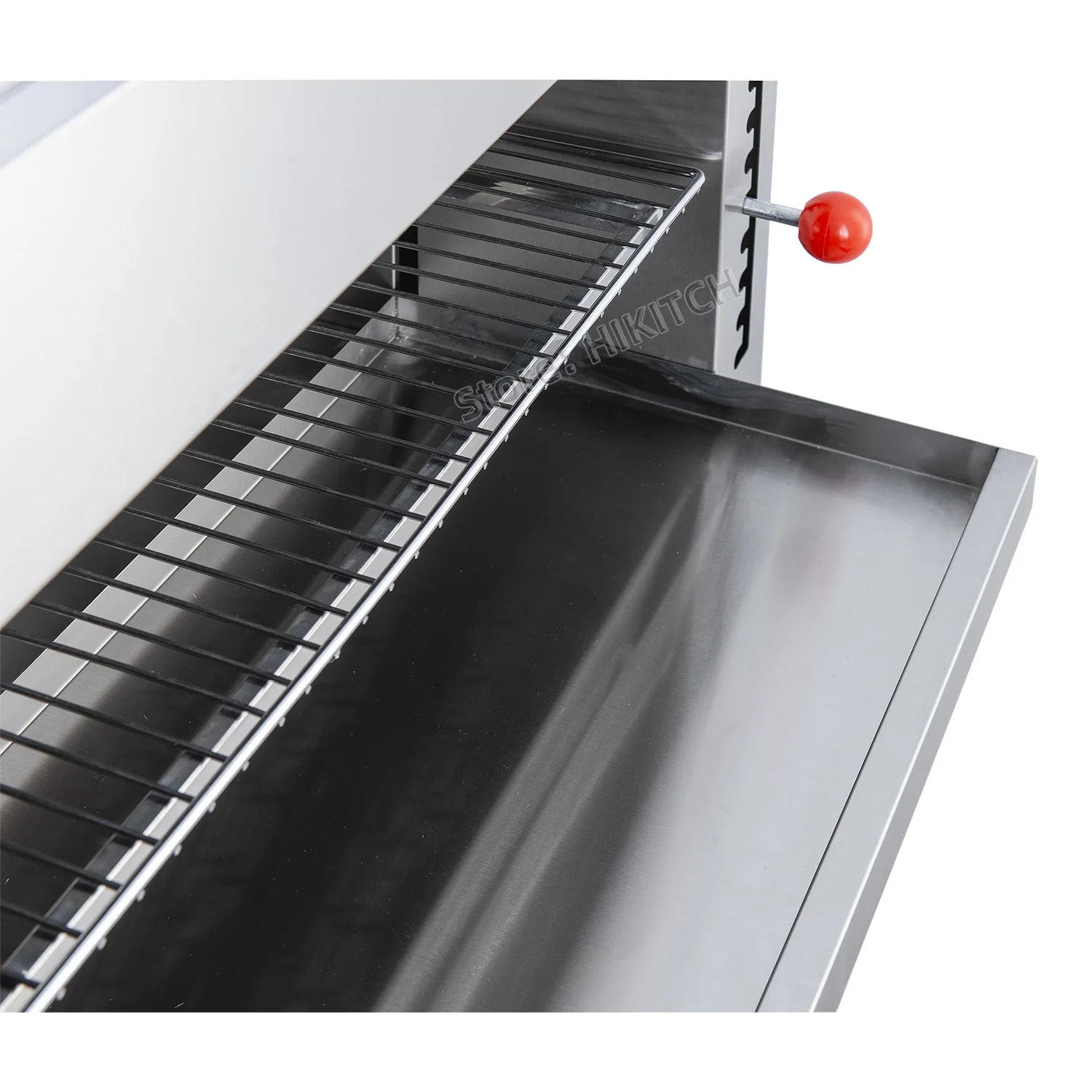 Smokeless LPG gas salamander grill commercial 6 burner chicken roast grill LPG top heat gas charbroiler