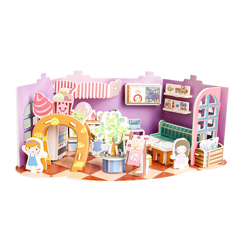 More Than 3 Years Low Moq Custom Design ODM OEM 7 Days One Design Diy 3D Paper Puzzle