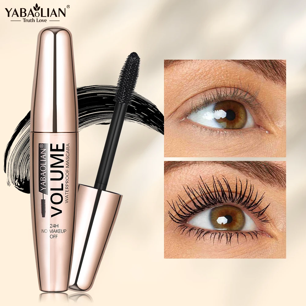 OEM/ODM Waterproof Long-lasting Black Mascara Exquisitely Thick Liquid Eyelash Lengthening Natural Full Volume Makeup