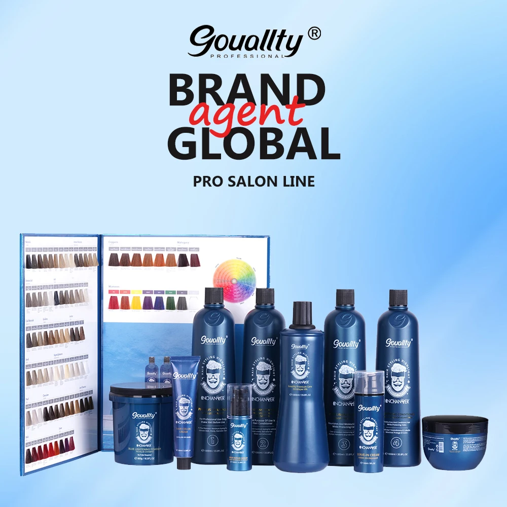 Professional ENCHANTER Permanent Cream Hair Color for GLOSSING and TONING with 100% Gray Coverage