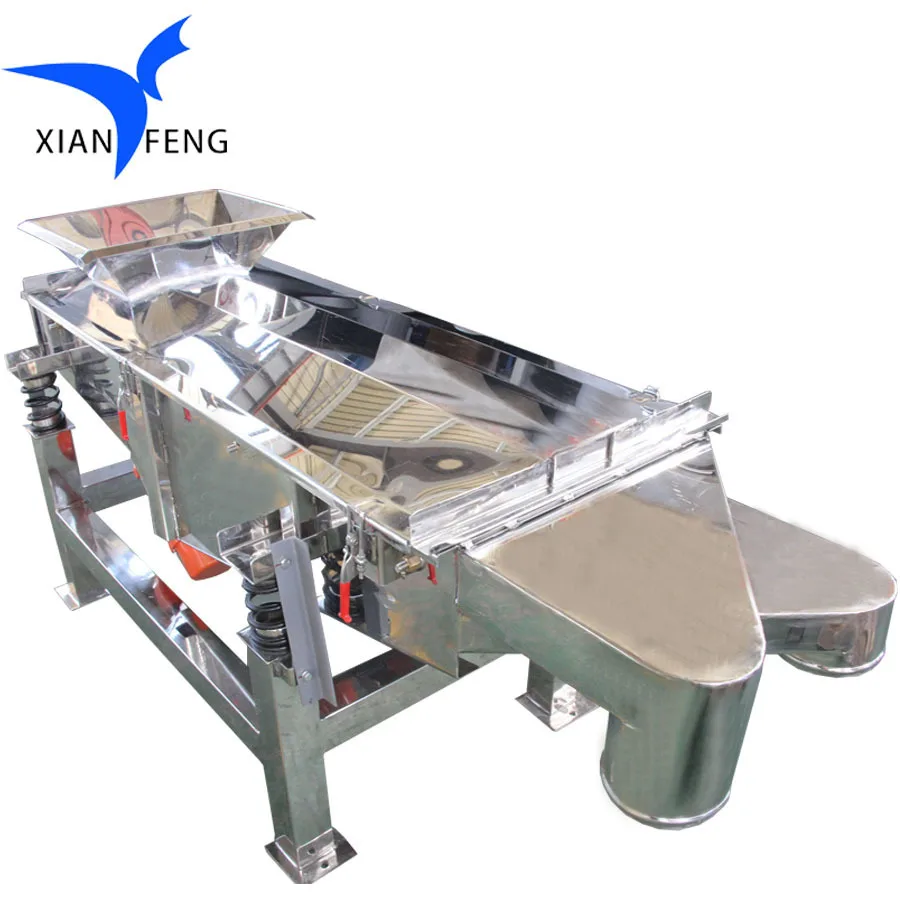 Глиняный порошковый просеиватель линейный вибрационный