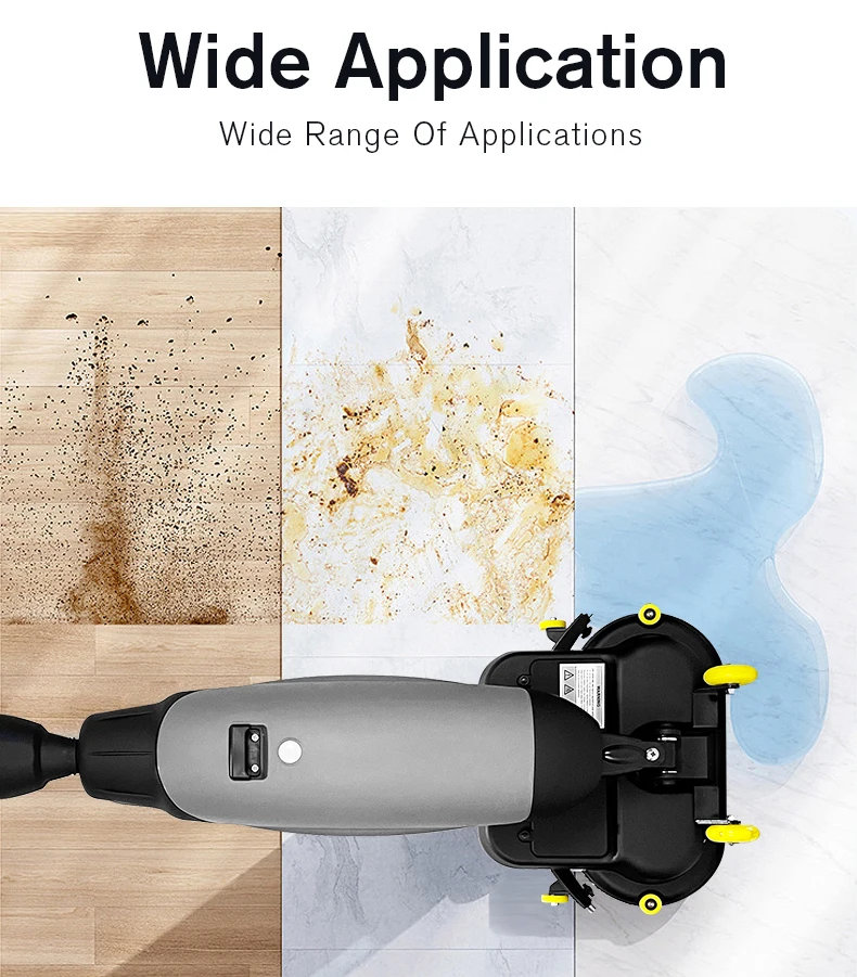 Wireless Stick Dual Water Tank Self Cleaning Electric Mop Floor Sweeper