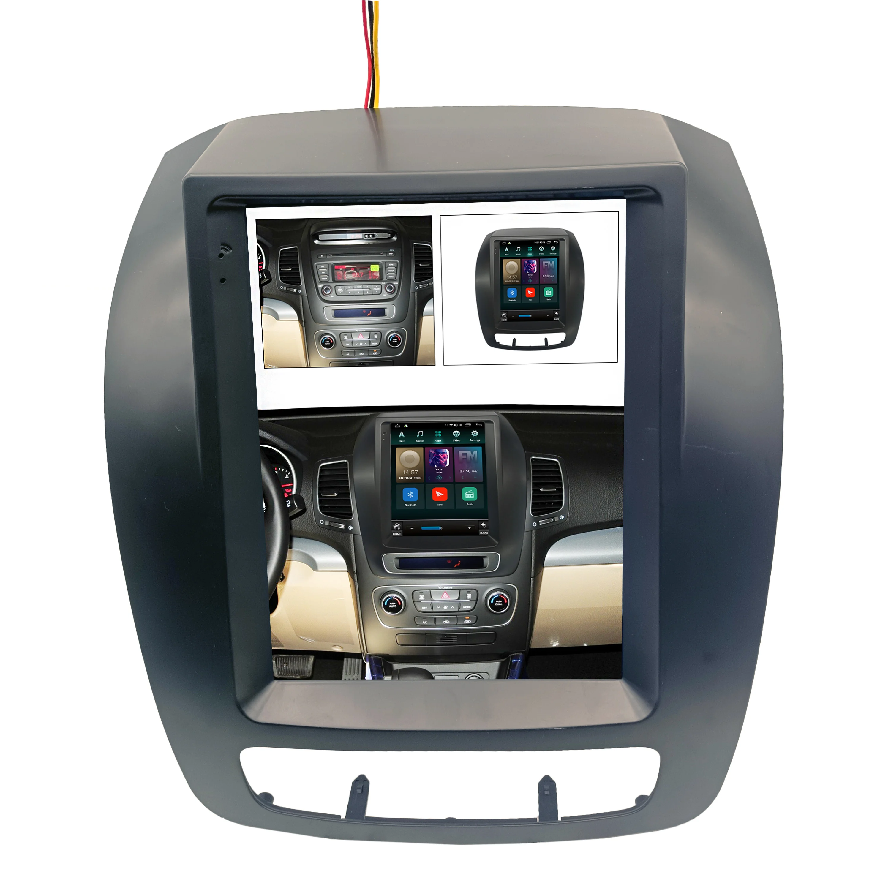 For Kia SorentoHigh-end car radio best-selling stereo IPS DSP RDS car GPS navigation Android 11 vertical touch screen player