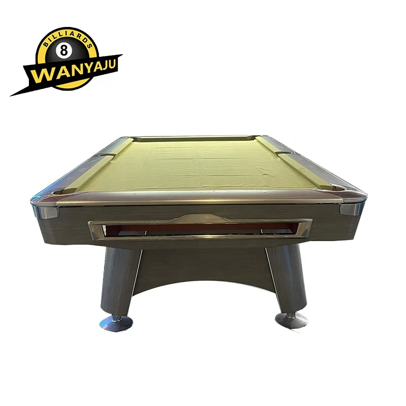 Wholesale Price Sports Indoor Game High Quality 8 Ball 9 Ball Pool Tables Slate Clubs Prefer Standard 9 Foot Billiard For Sale