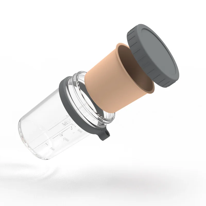 2024 pop sell Overnight Oatmeal Cup Best Sell Mason Jar Food Glass Jar With Lid