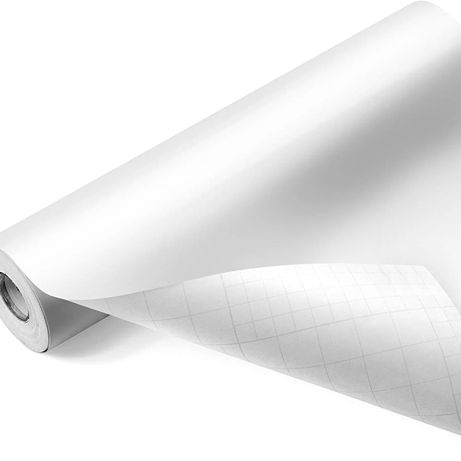 Wholesale White PVC Glossy Self Adhesive Vinyl Vinilo Auto Adhesivo Rollo De Inkjet Advertising Car Wrap