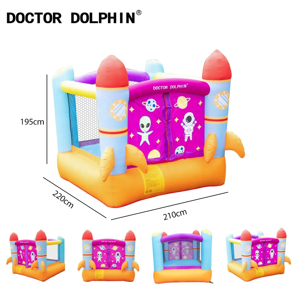 Doctor Dolphin nylon custom best design wholesale bounce house commercial inflatable