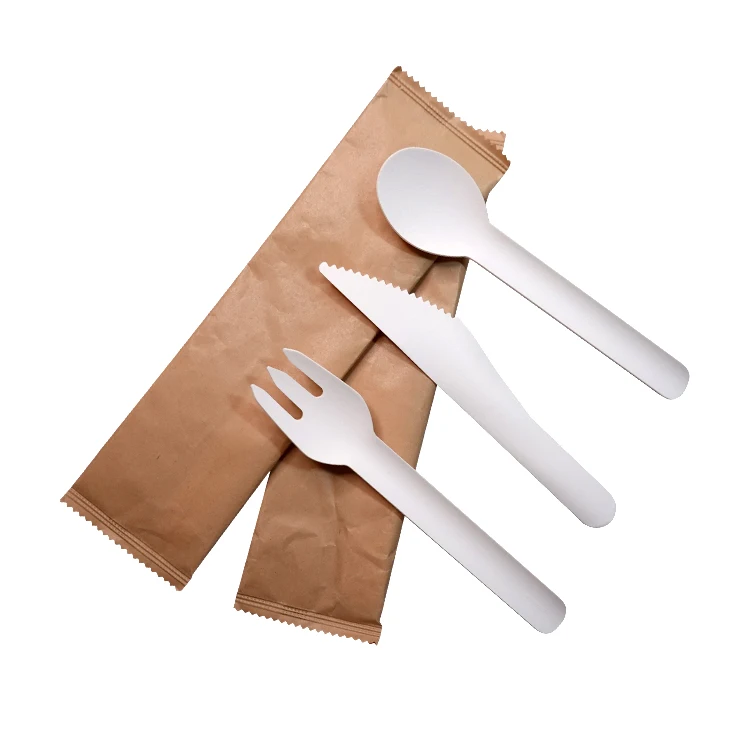 User-friendly disposable cutlery compostable small biodegradable ice cream spoon