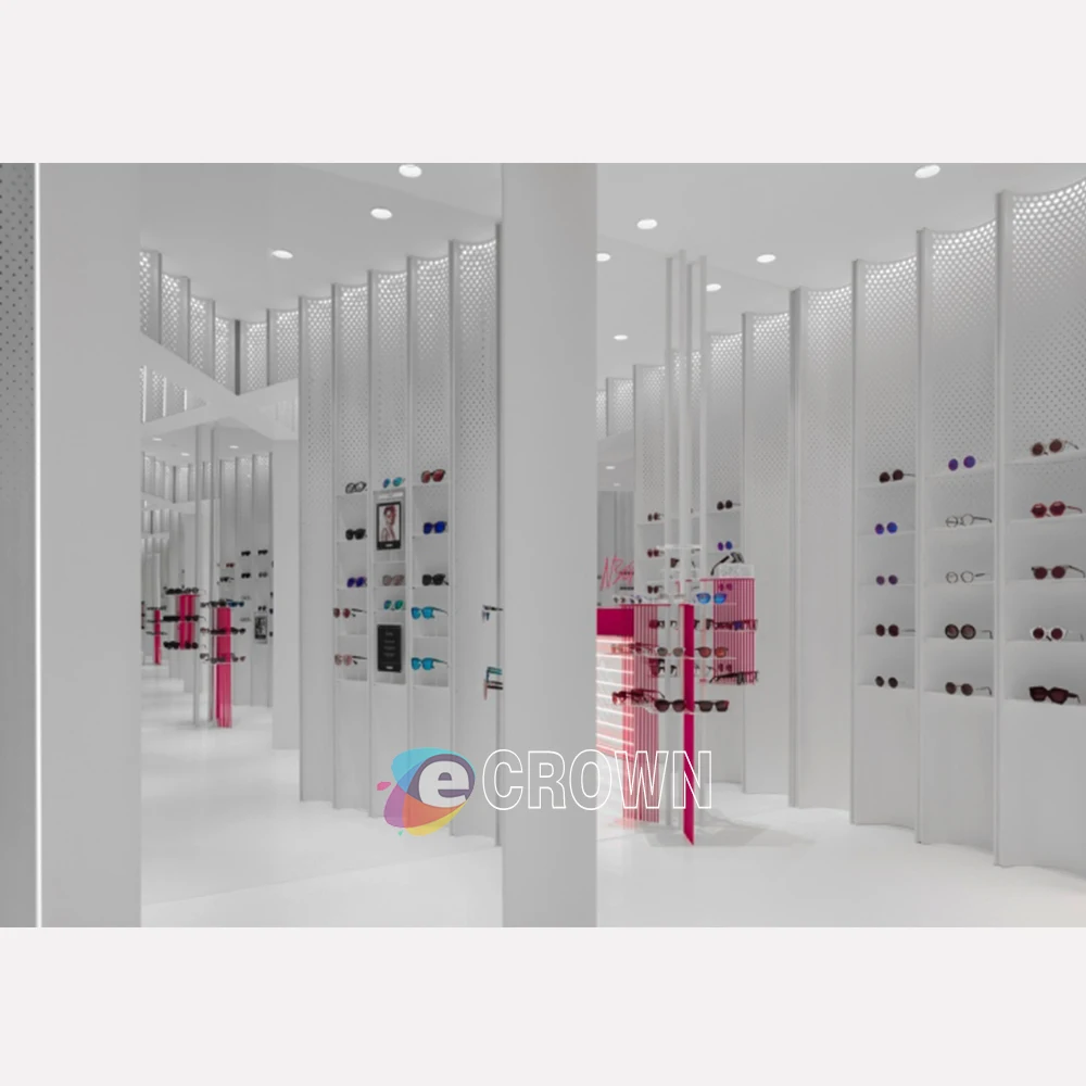 Factory Charming 3d Free store design Mall Uk & Australia mdf And eyewear shop design ODM