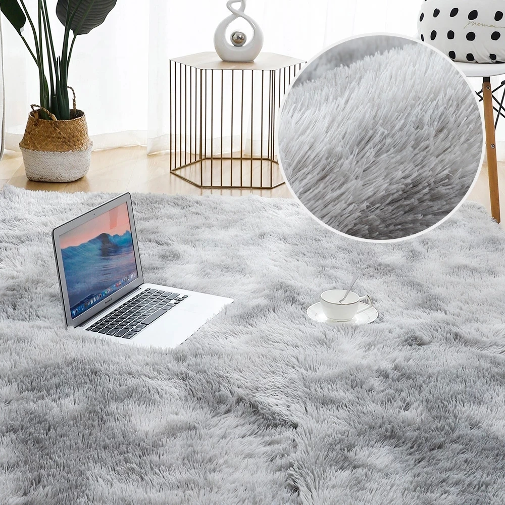 DMC-04 Carpet Factory Custom 100% Polyester long pile Shaggy Rugs Fluffy Area Rugs Plush Living Room Carpet