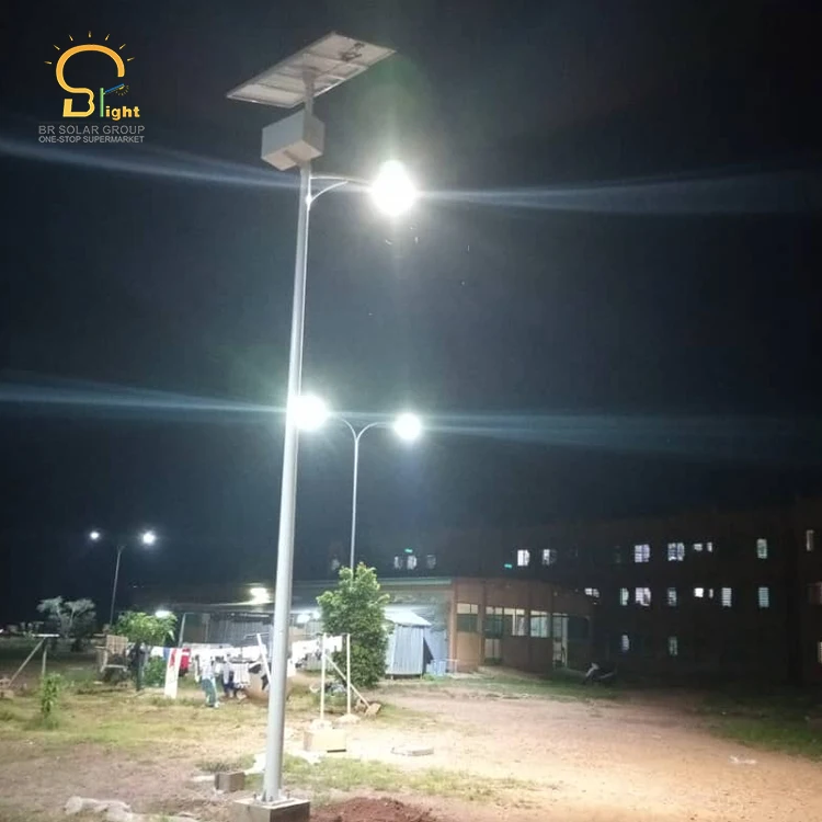 Hot sale Super brightness solar ip camera solar street light pole with light