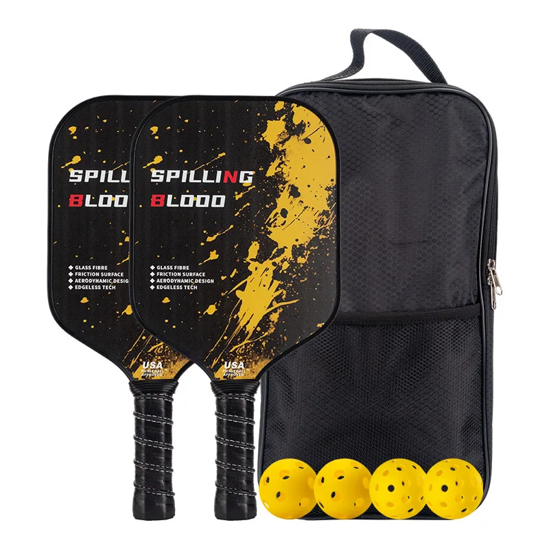 Hot-Selling Custom Sports outdoor Glass Fiber Professional Training Pickleball paddle pickleball racket