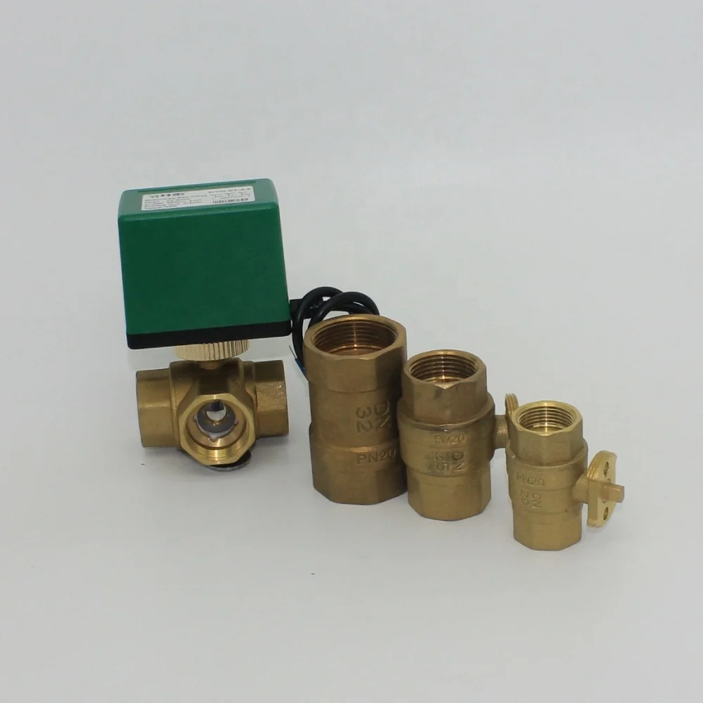 220v 1/2 3/4 1 inch 2 way 3way motorized control ball valve with electric actuator