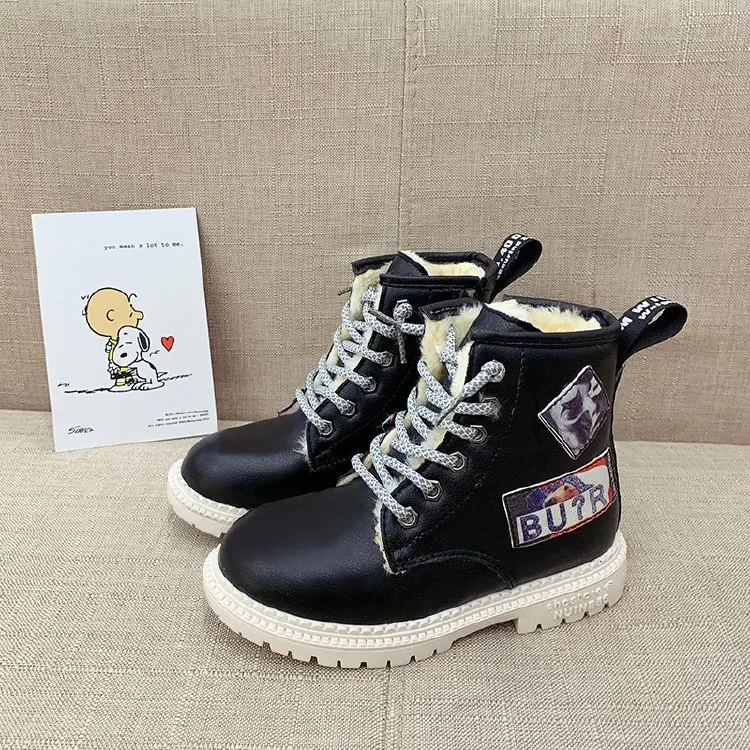 2020 China Wholesale High Ankle Yellow White Cute Children Boots Kids Girls Boots Boys