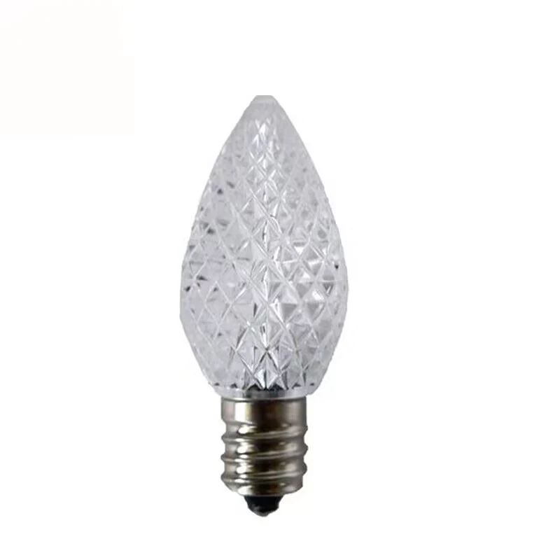 strawberry Candle bulb LED Christmas Light Replacement C7 C9 RGB colorful LED decor Lights Candle Bulb Decorations Bulbs